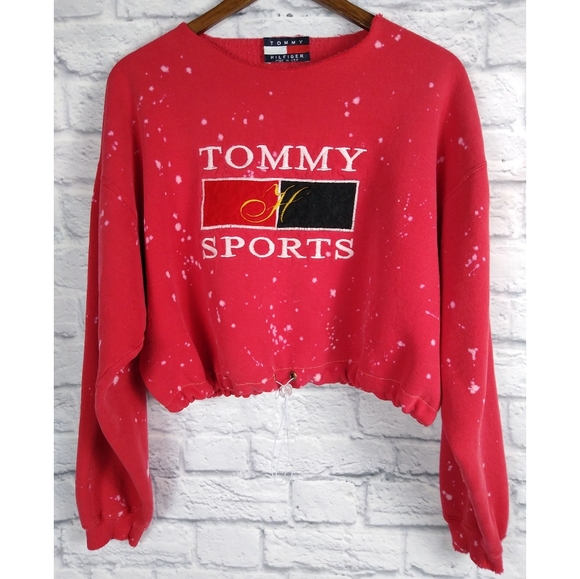 Tommy Hilfiger Tops - Vintage Tommy Hilfiger Custom Distressed Crop